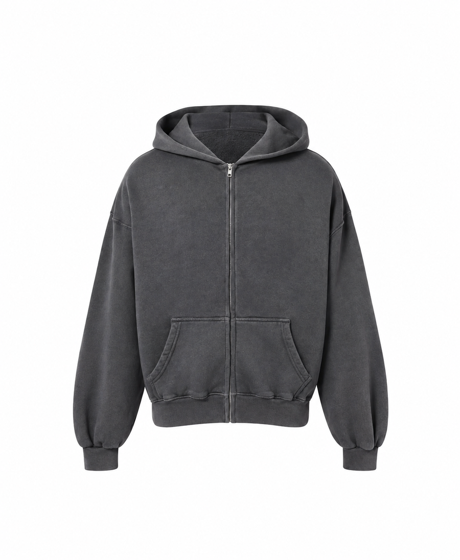 ANTHRACITE ZIPPER