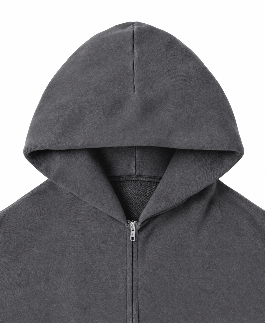 ANTHRACITE ZIPPER
