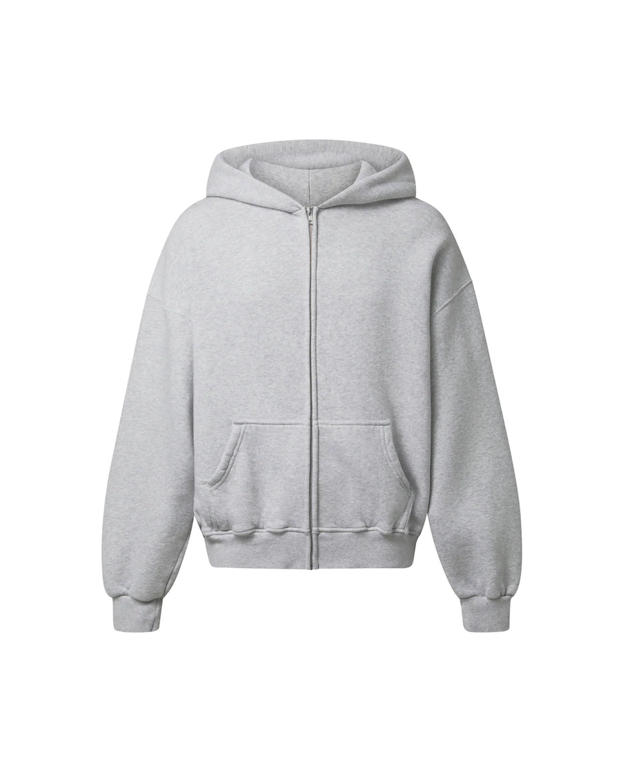 LIGHT GRAY ZIPPER