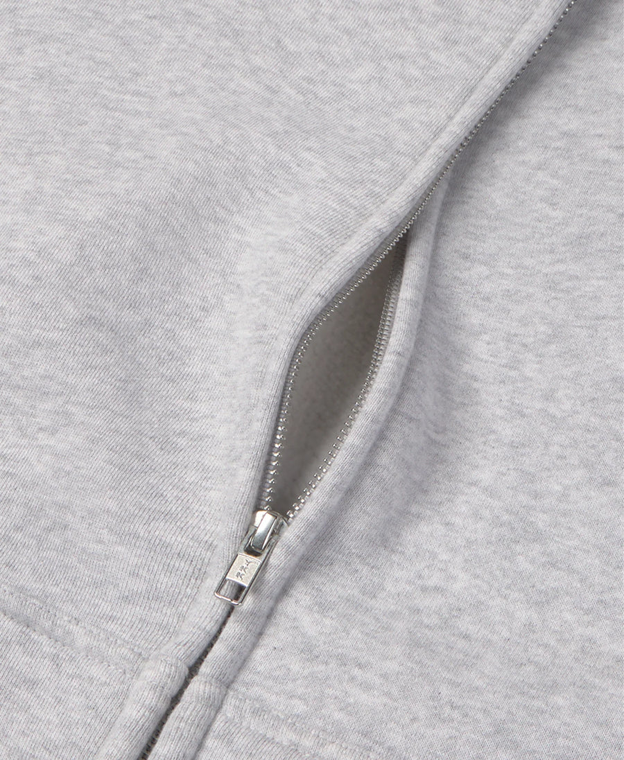 LIGHT GRAY ZIPPER