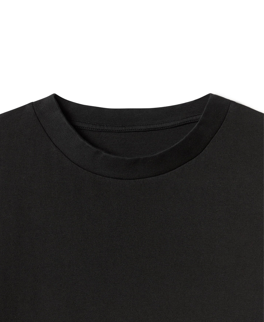 180 GSM "PURE" BLACK T-SHIRT