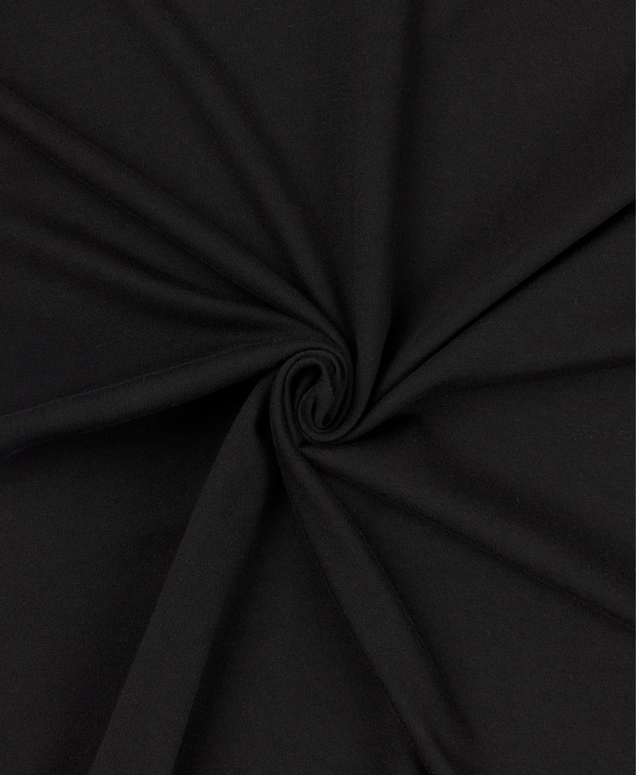 180 GSM "PURE" BLACK T-SHIRT