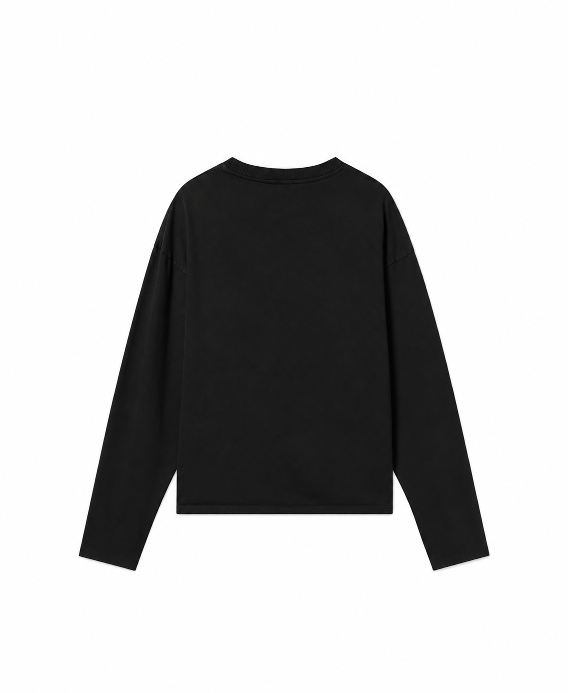 "PURE" BLACK LONGSLEEVE